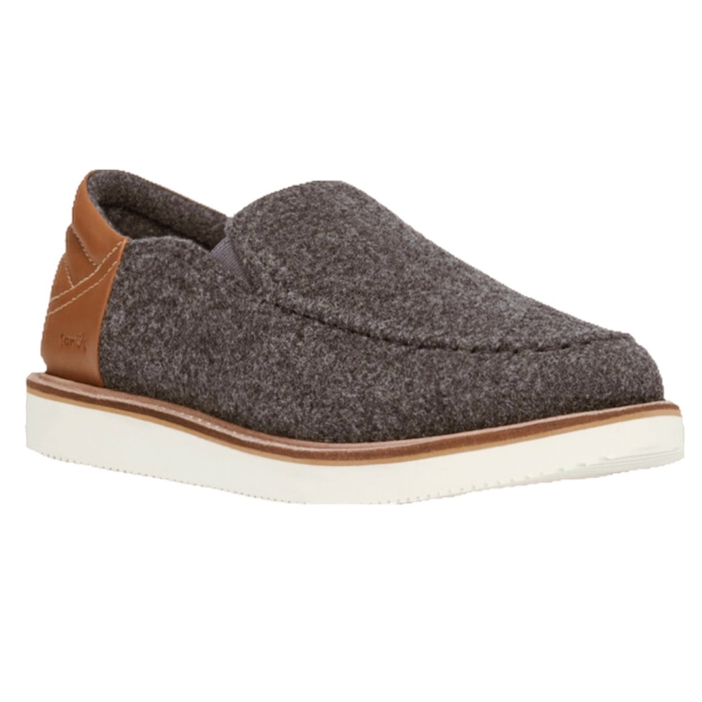 NWT Sanuk Cozy Vibe Wool Charcoal